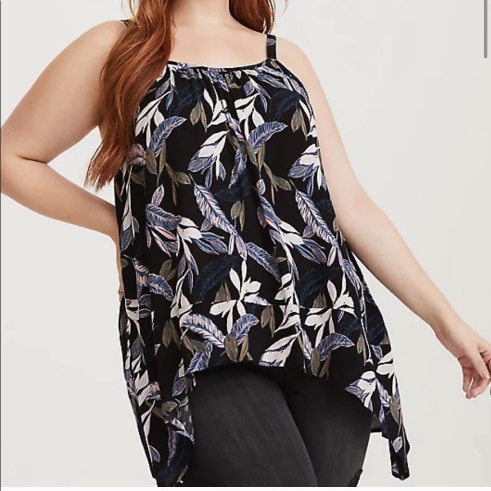 NWOT Torrid Tropical Leaf Tank